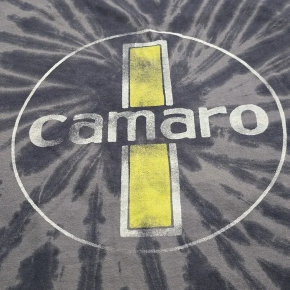Lucky Brand Men's Chevrolet Camaro Short Sleeve Tie Dye Tee Raven Tie Dye S - Picture 5 of 10